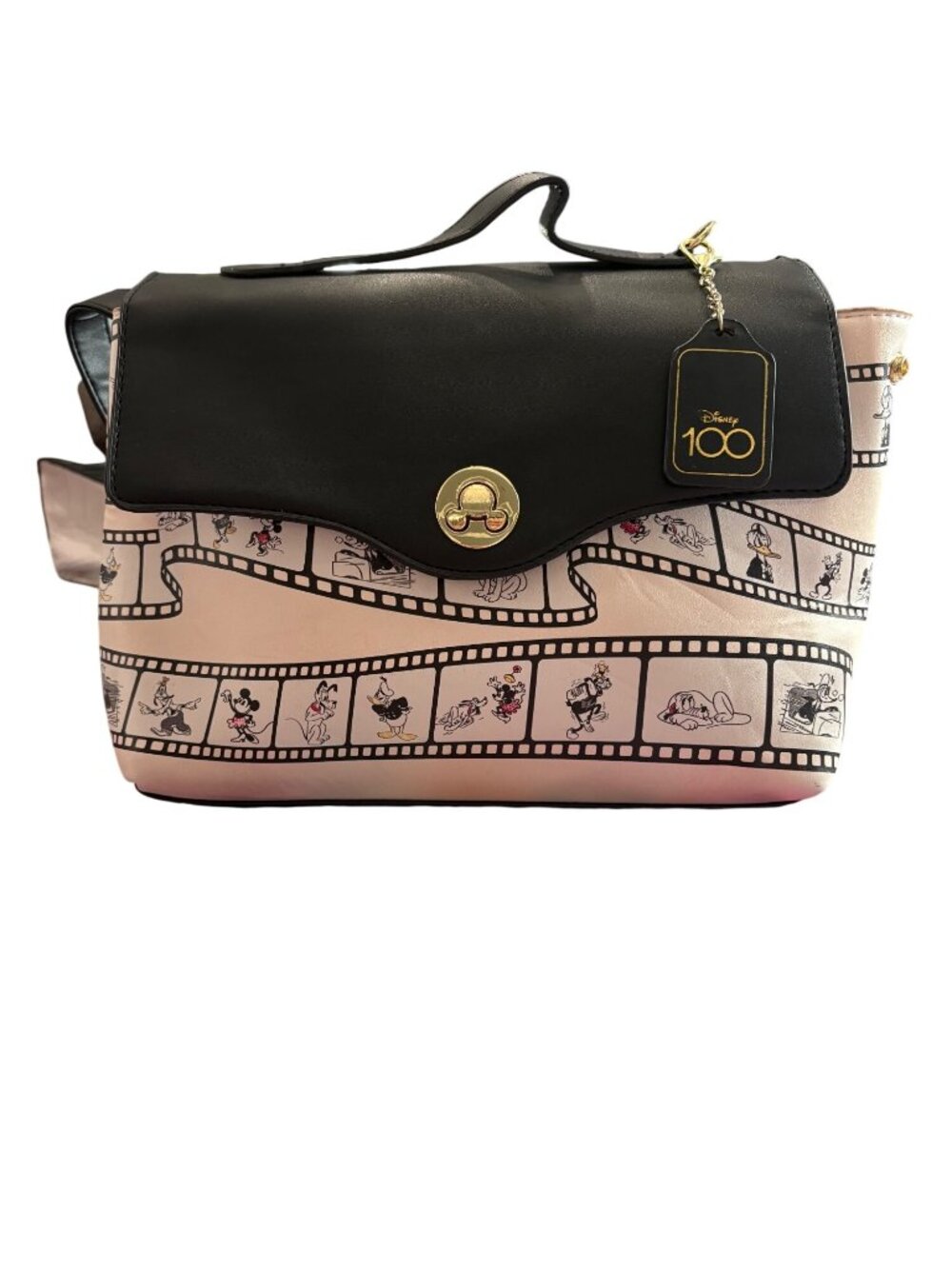 Disney Her Universe 100th Anniversary FilmStrip Satchel W/ Mickey Crossbody